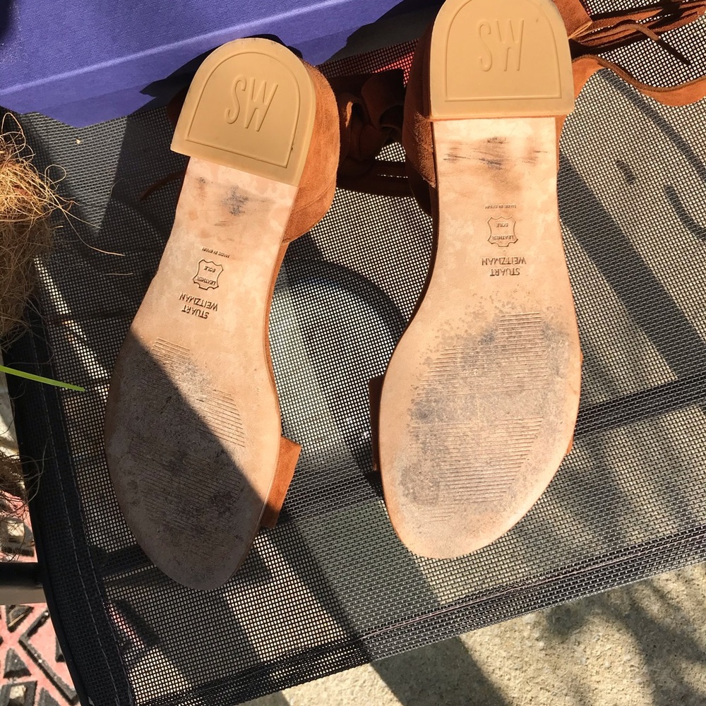 Stuart Weizmann Suede Sandals - image 4